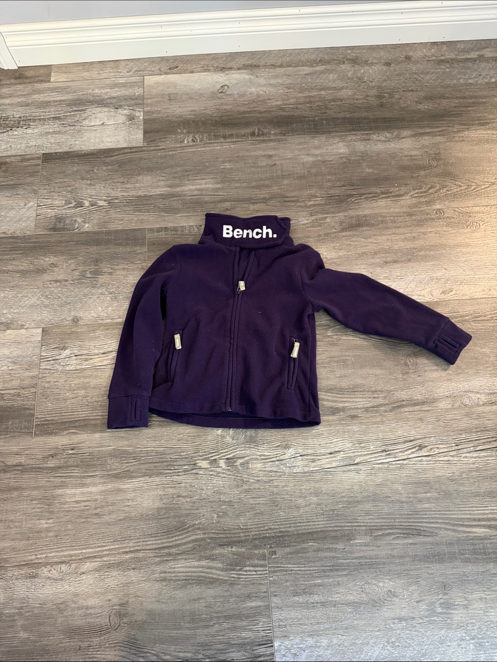Bench Purple Full-Zip Fleece Jacket